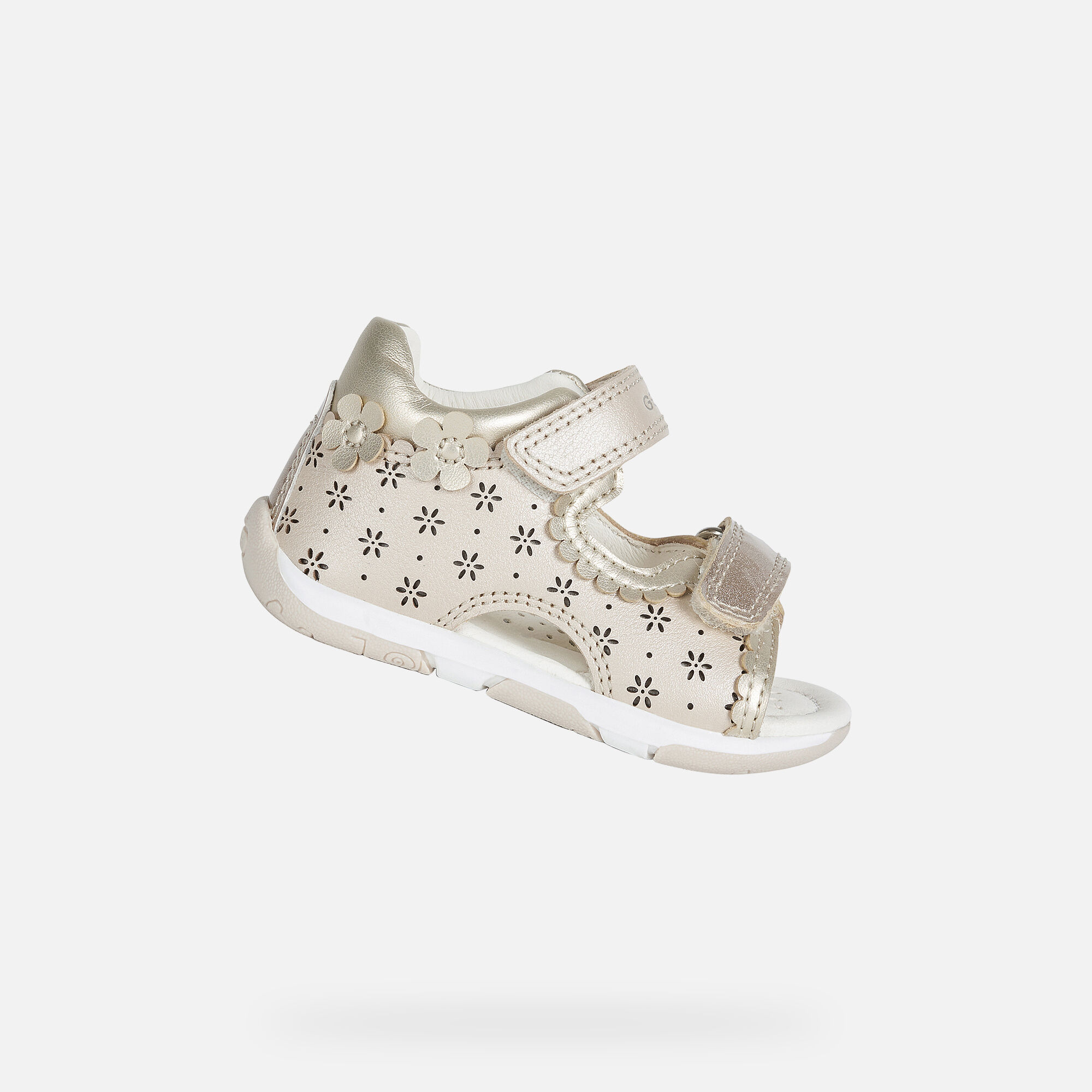 Geox TAPUZ Baby Girl: Beige First Steps 