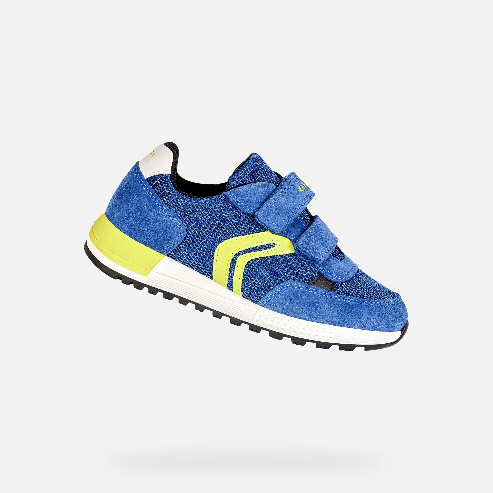 geox blue trainers