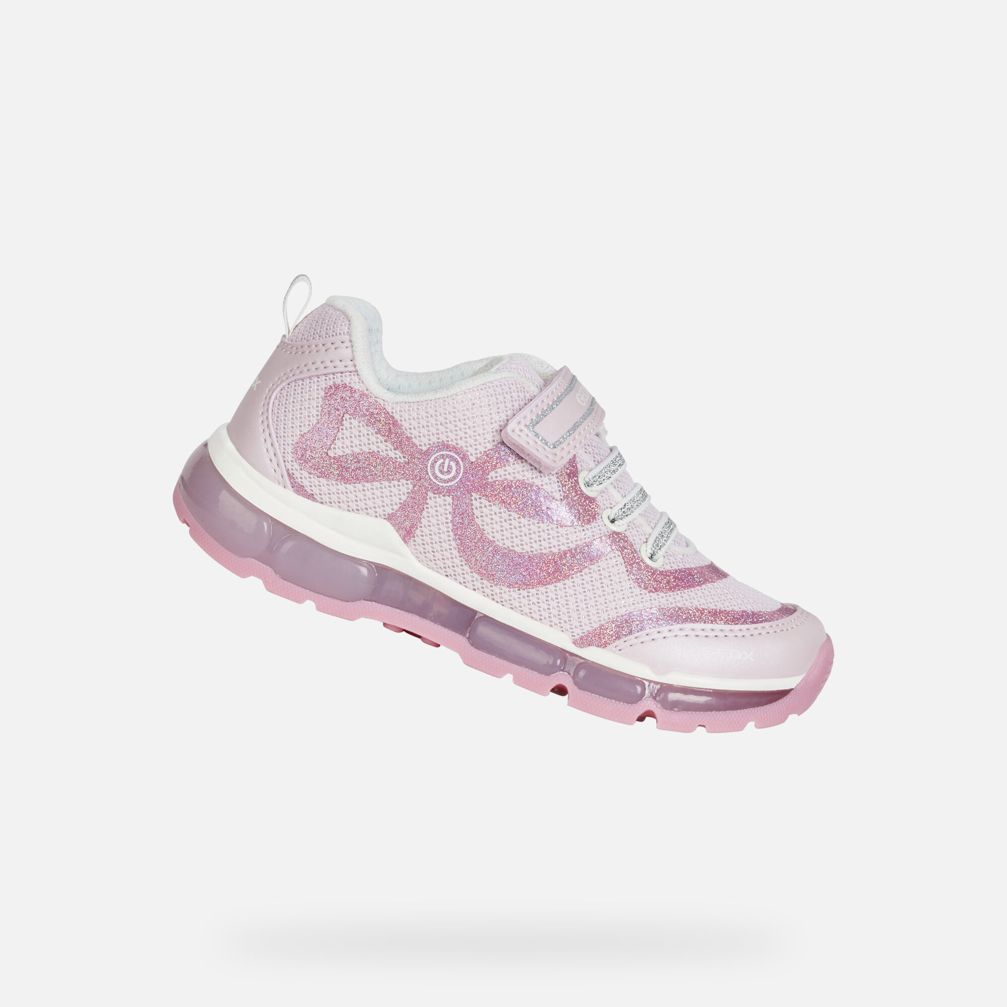 Pink and Dark Pink Junior Girl Sneakers 