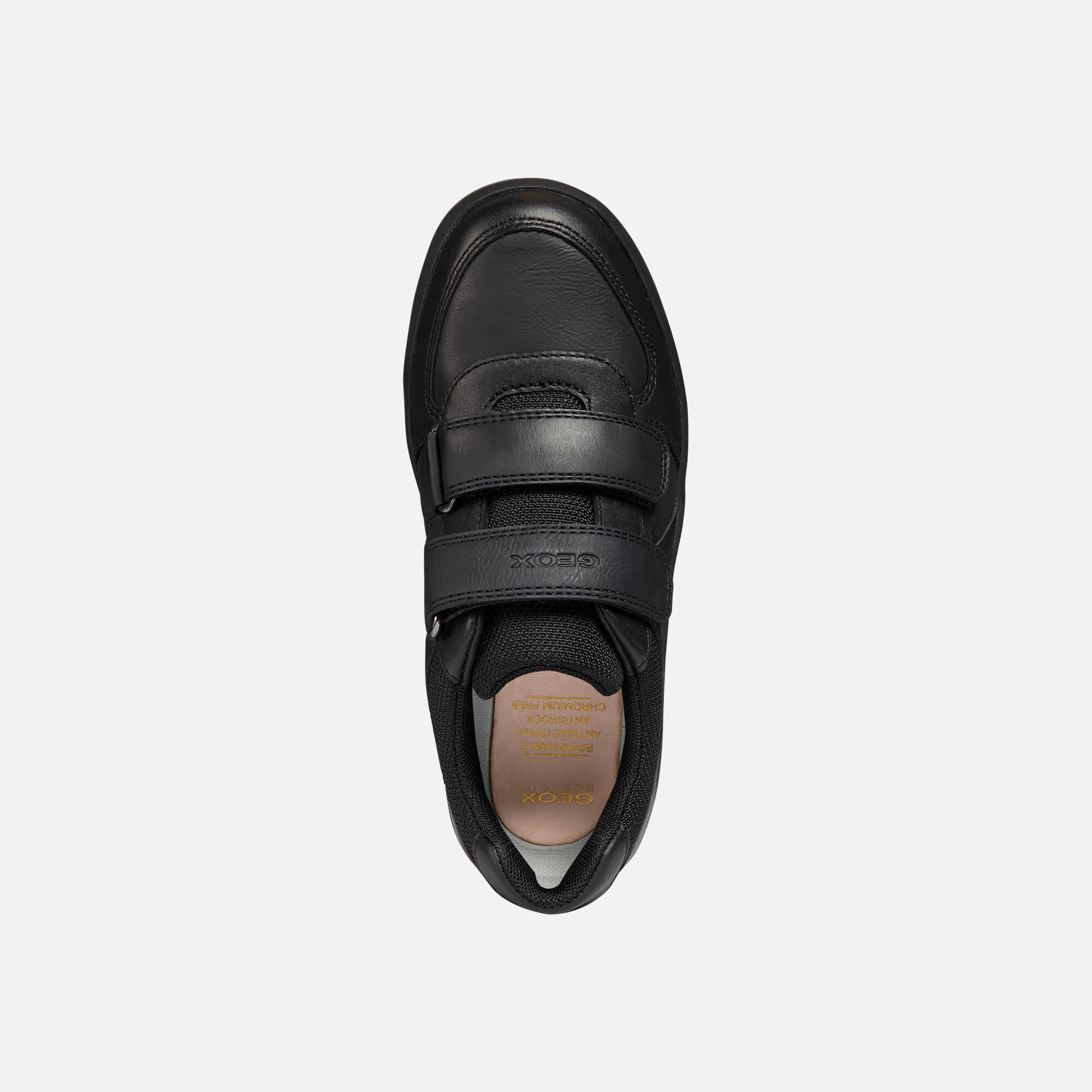Geox® ARZACH Junior Boy: Black Sneakers 