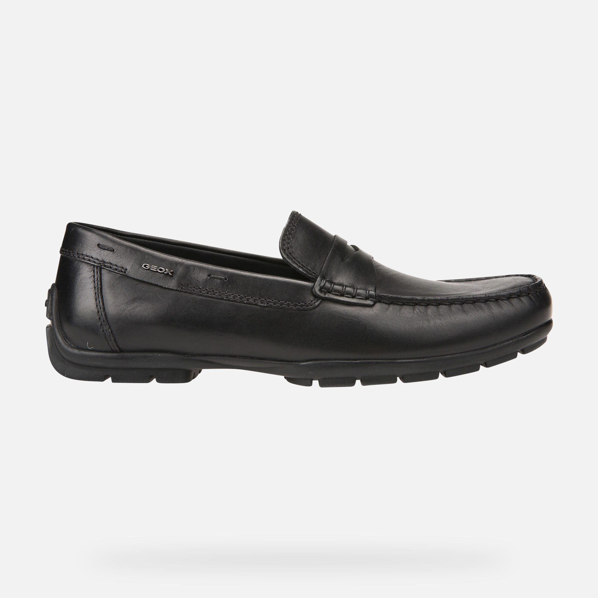 Geox® MONER W 2FIT Man: Black Loafers 