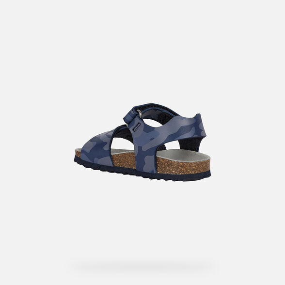 Geox Sandal Chalki Bebe Garcon Sandales Bleu Marine Geox P E