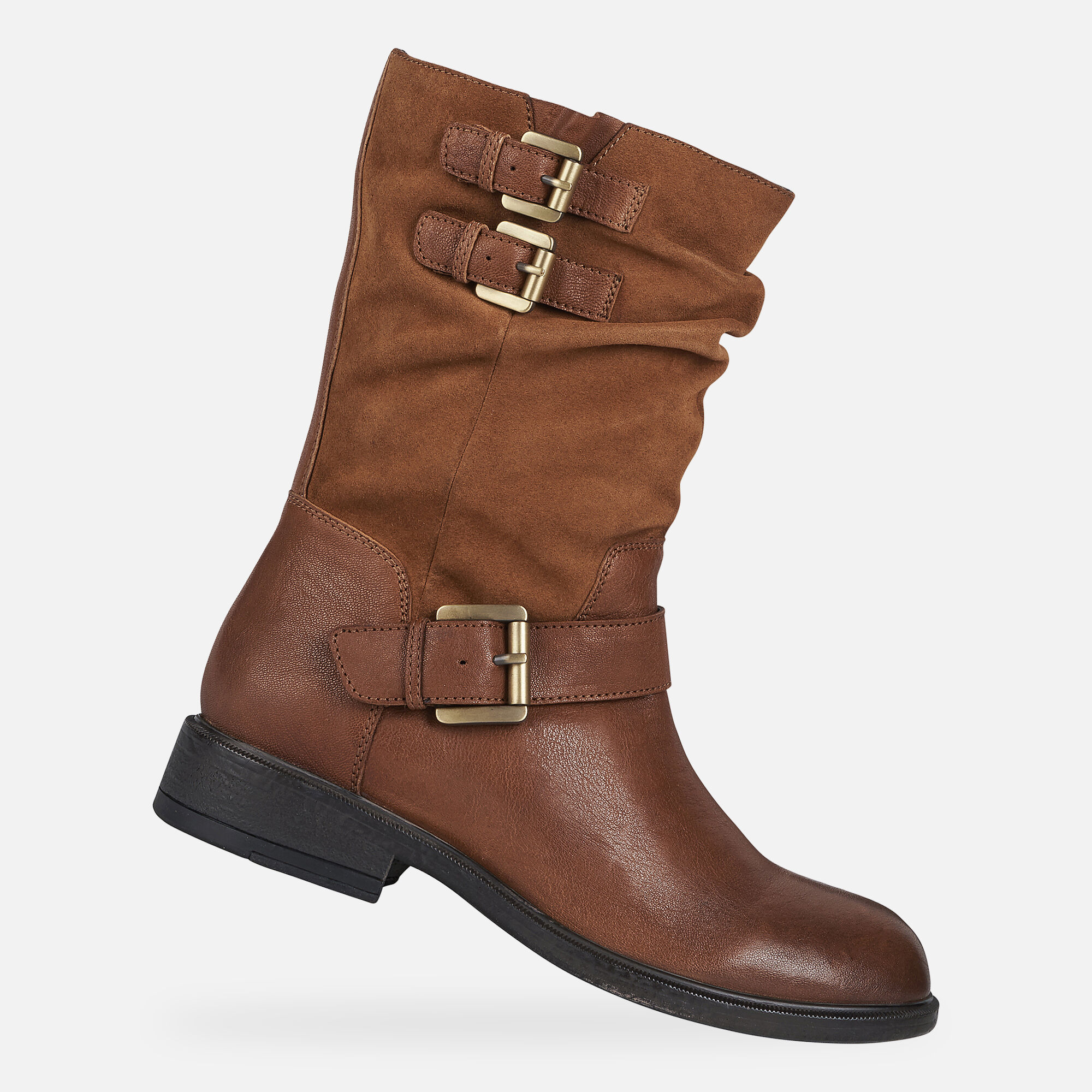 Geox CATRIA Woman: Cognac Ankle Boots 