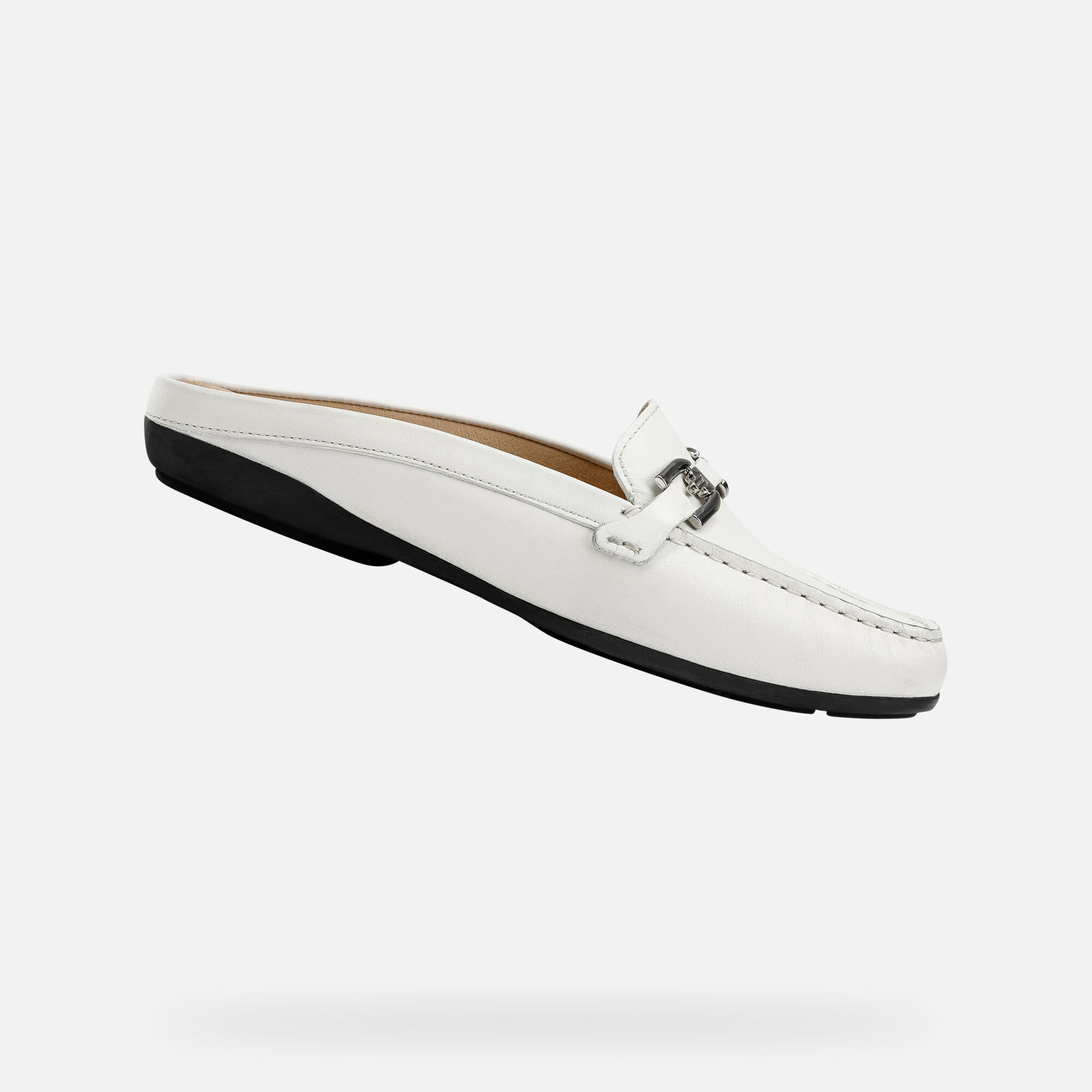 Geox ANNYTAH Woman: White Loafers 