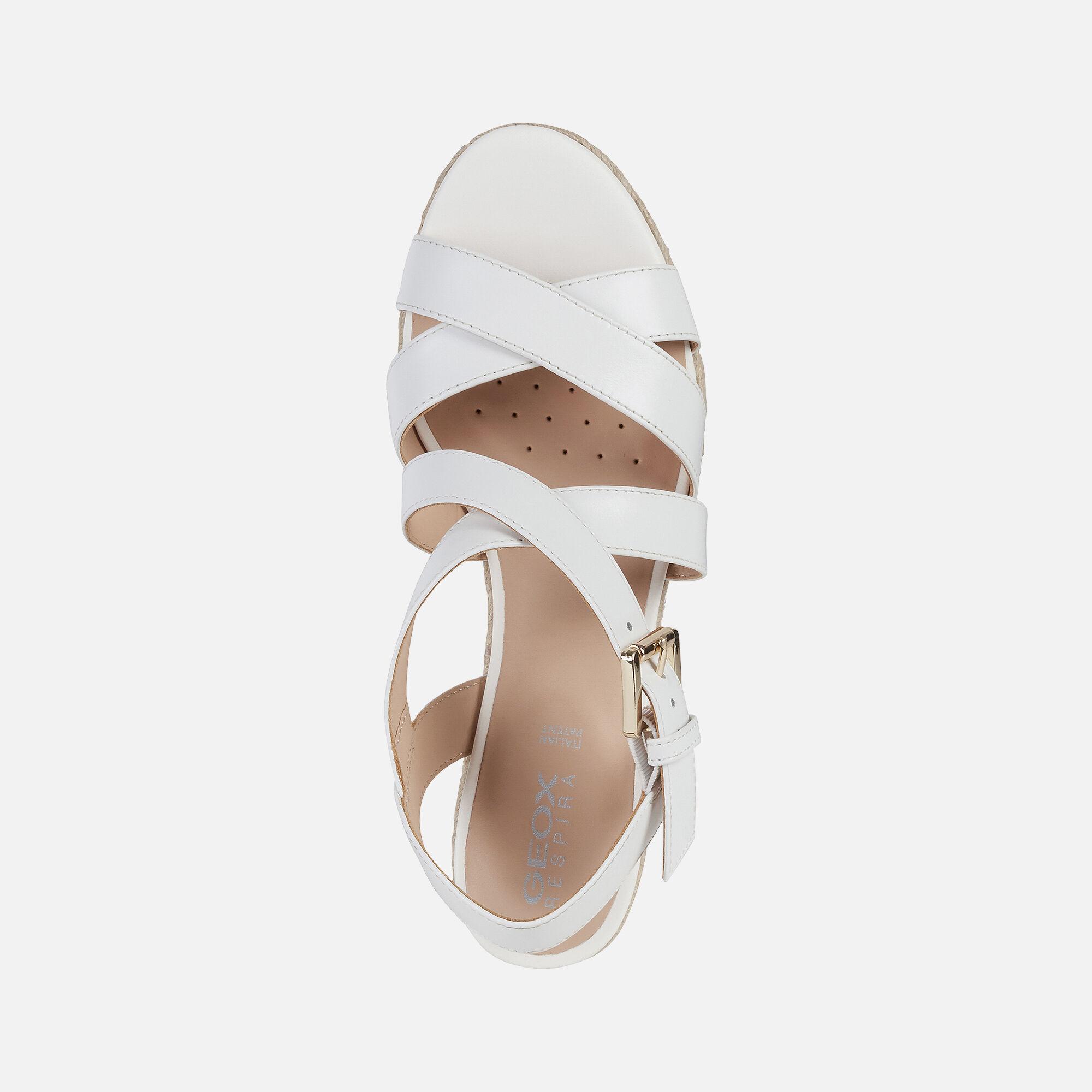 Geox PONZA Woman: White Sandals | Geox ® SS 20