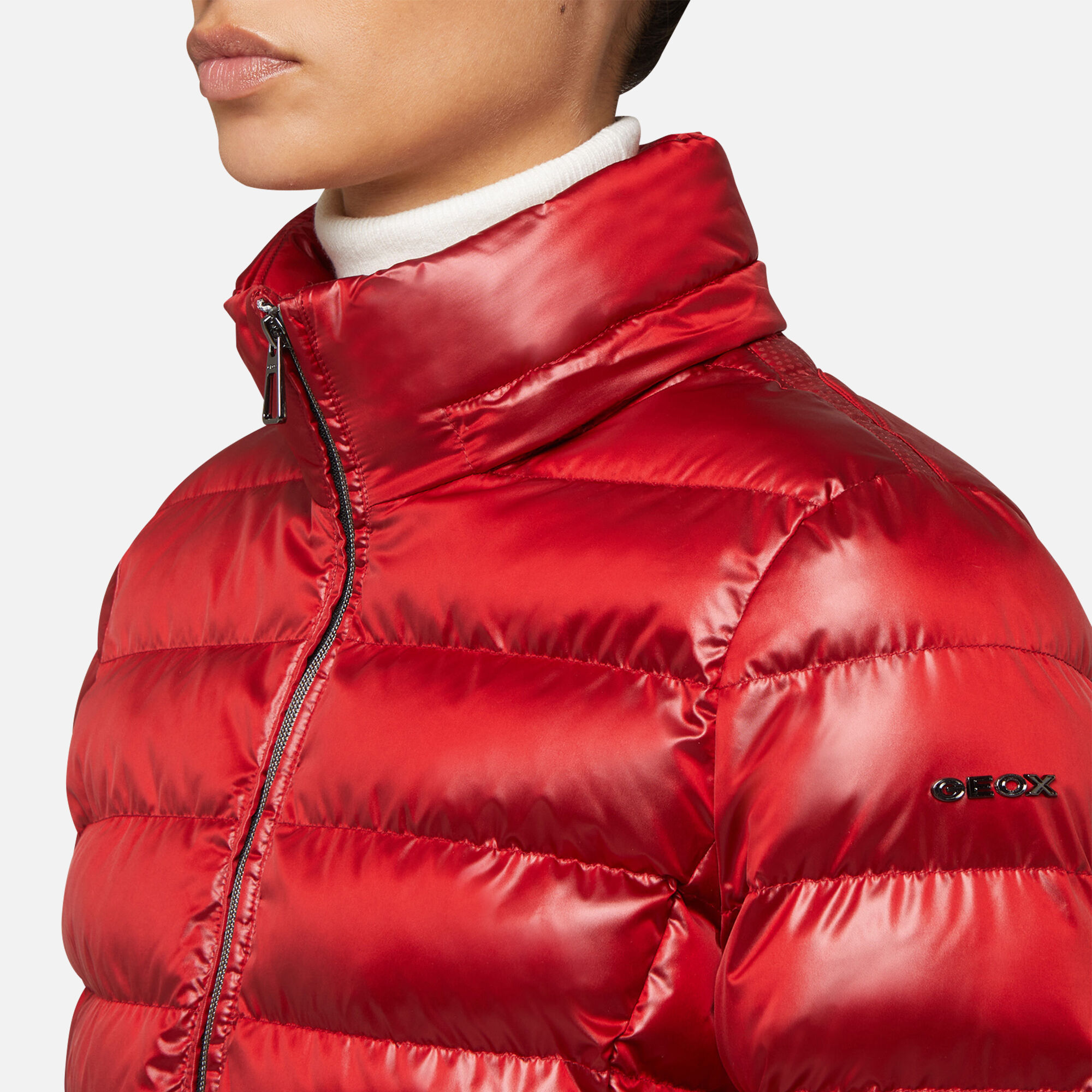 Geox® ZOSMA Woman: Red Dahlia Jacket 