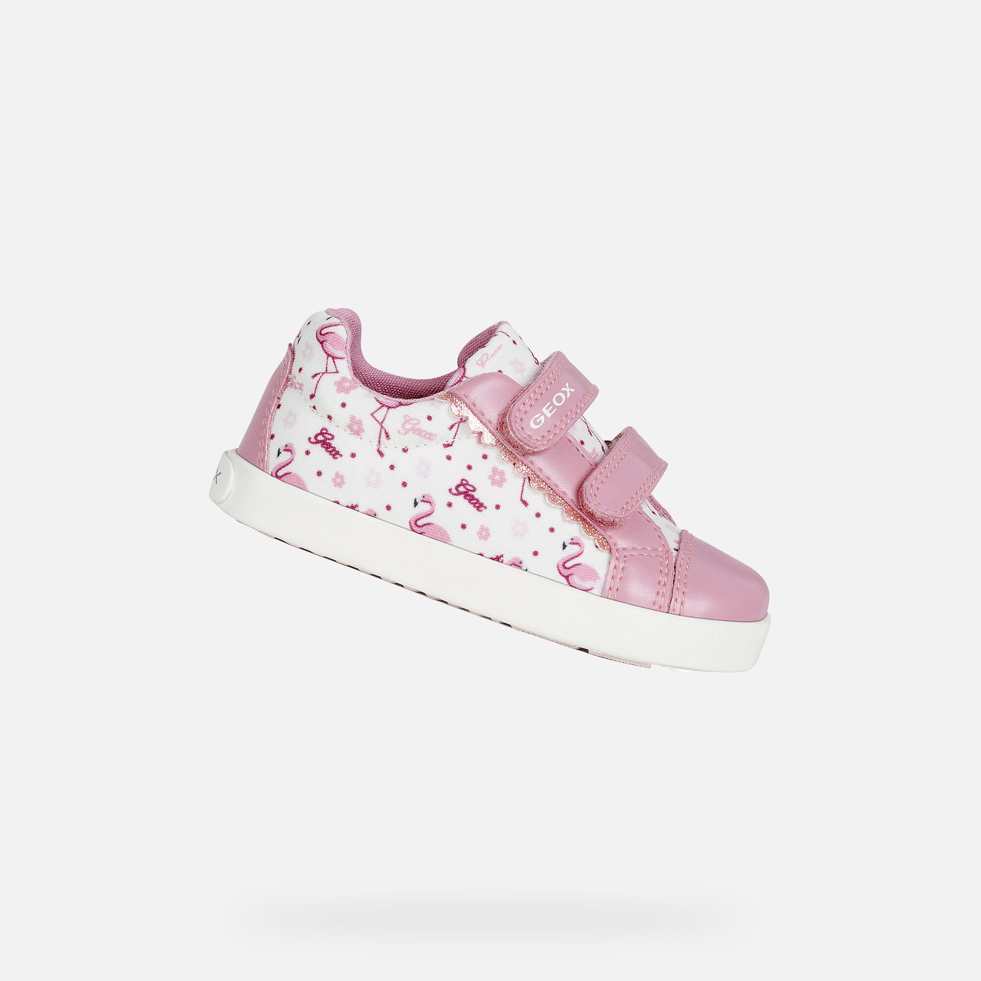 Geox KILWI Baby Girl: White Sneakers 
