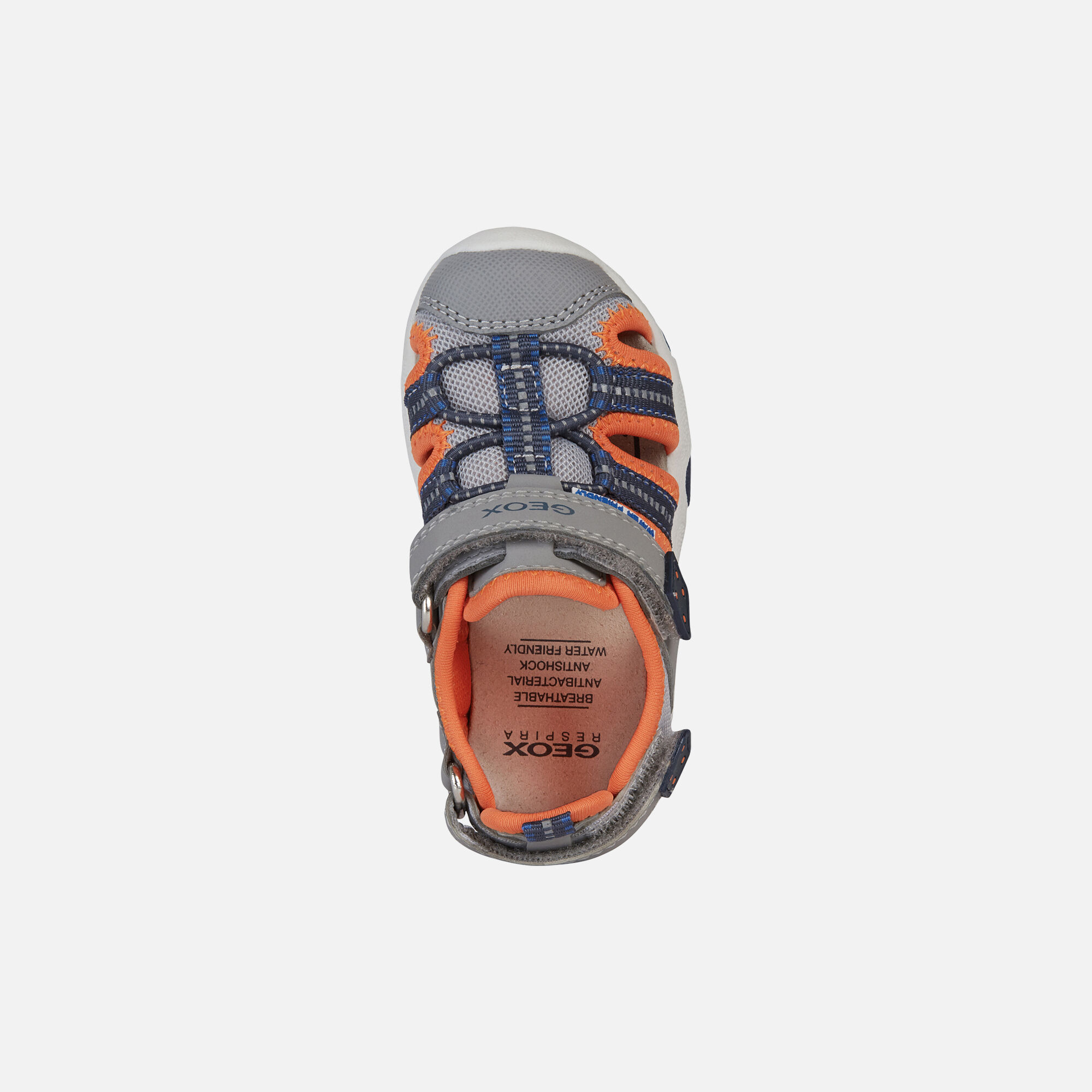 Geox® MULTY Baby Boy Grey Sandals 