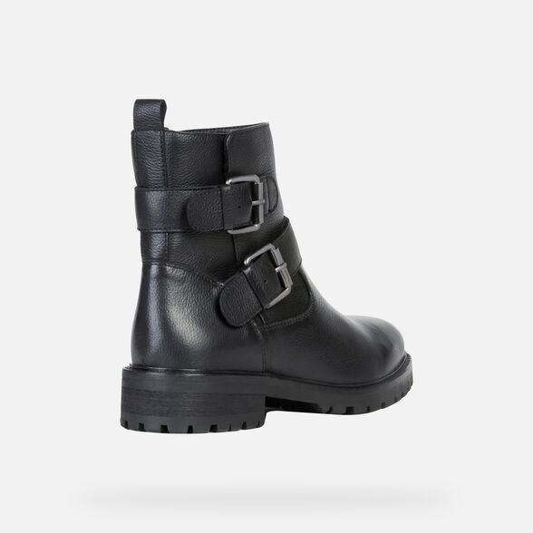 Geox HOARA Woman: Black Ankle Boots | FW20 Geox®
