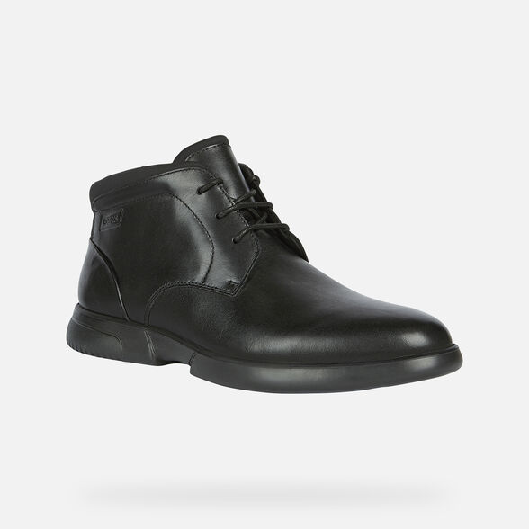 voor mij zoon hardware Geox® SMOOTHER F Man: Black Shoes | Geox® Zero Shock Pad