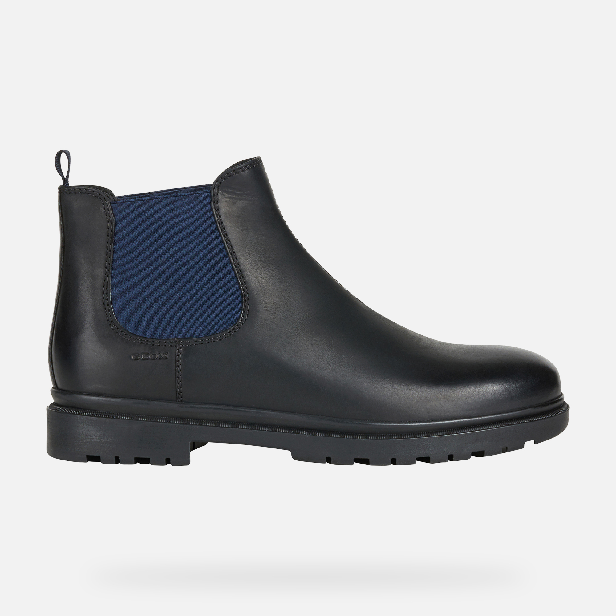 Geox® ANDALO Man: Black and Navy blue Ankle Boots | FW21 Geox®
