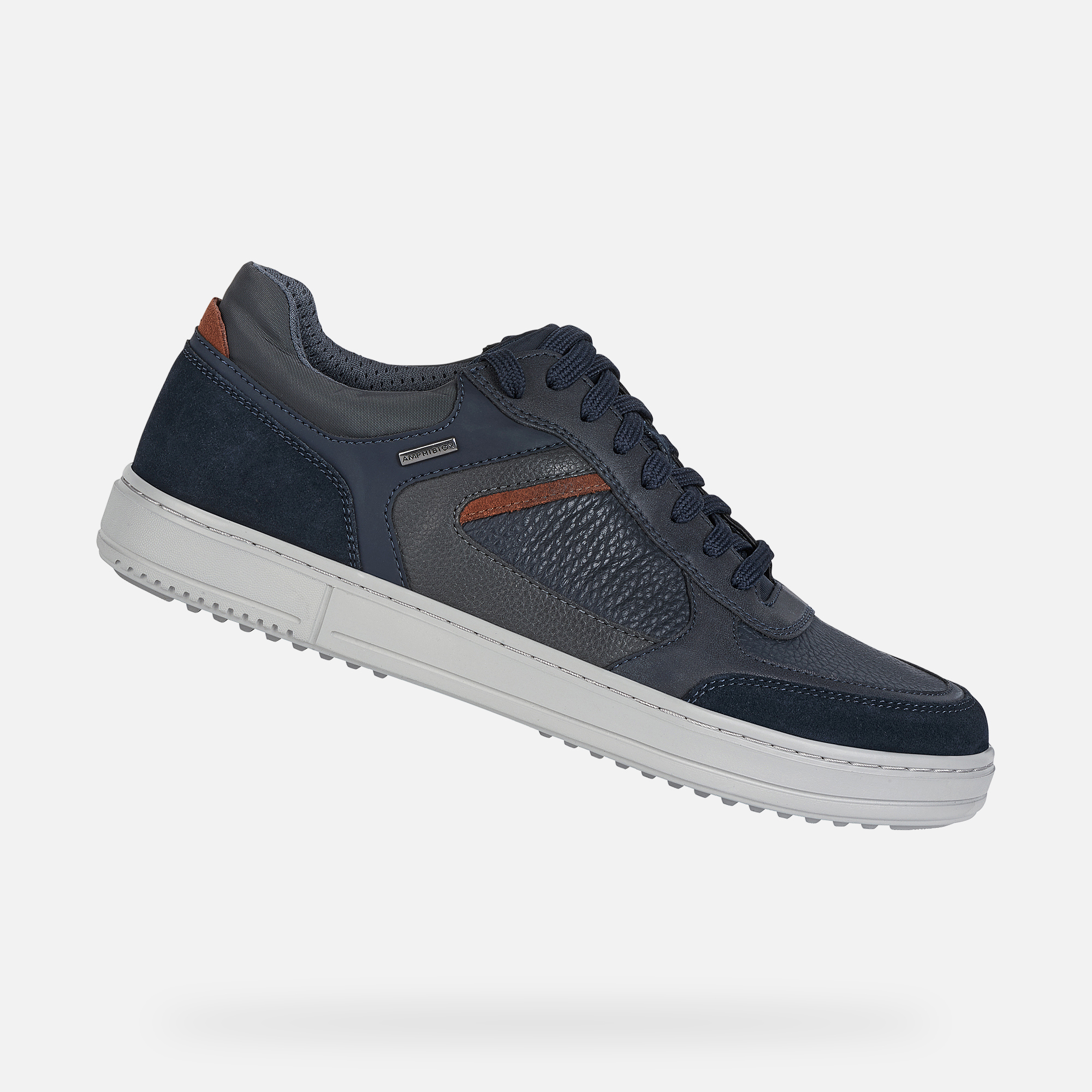 Geox LEVICO B ABX Man: Navy blue Sneakers | Geox® Online Store