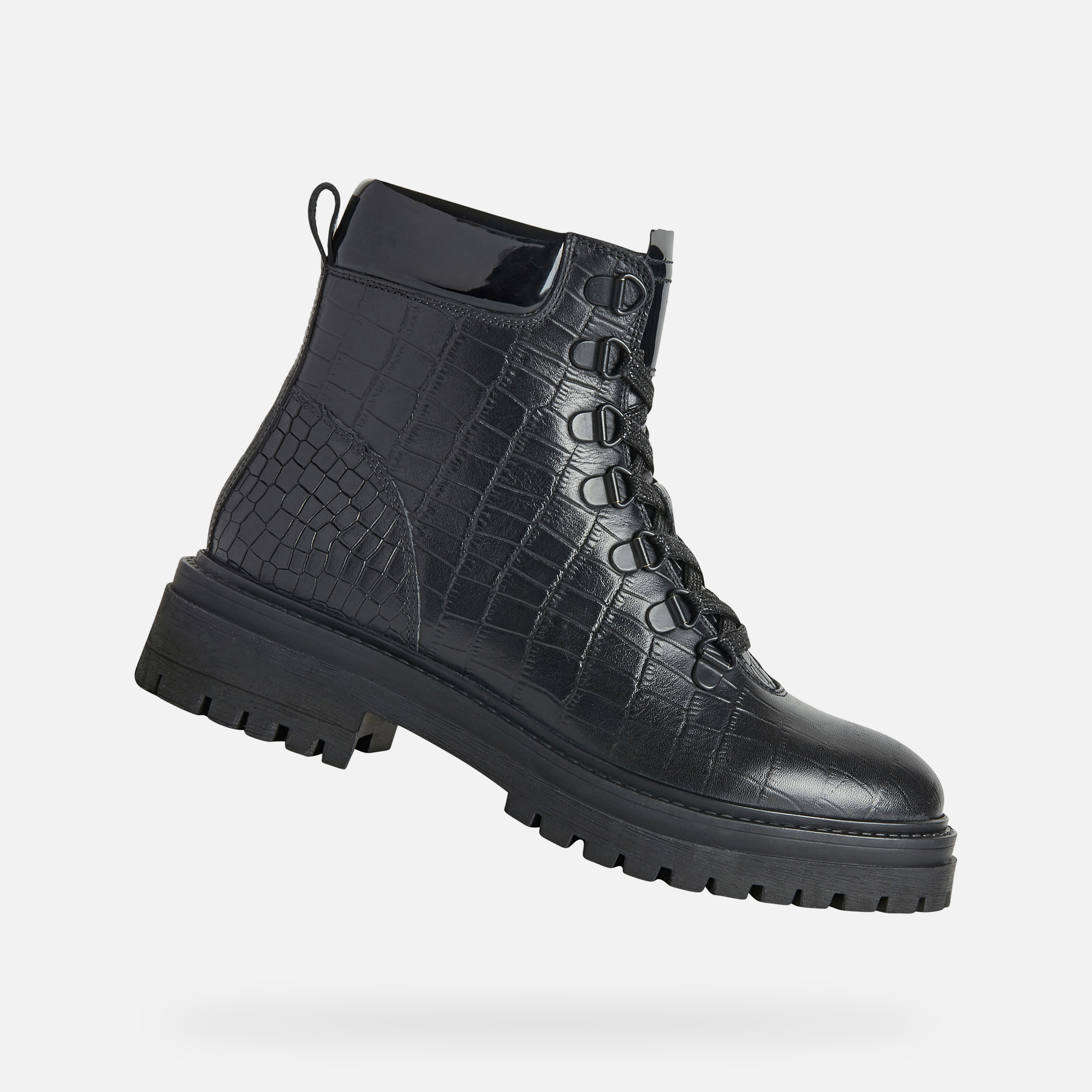 Geox® IRIDEA Woman: Black Ankle Boots | Geox® Online Store