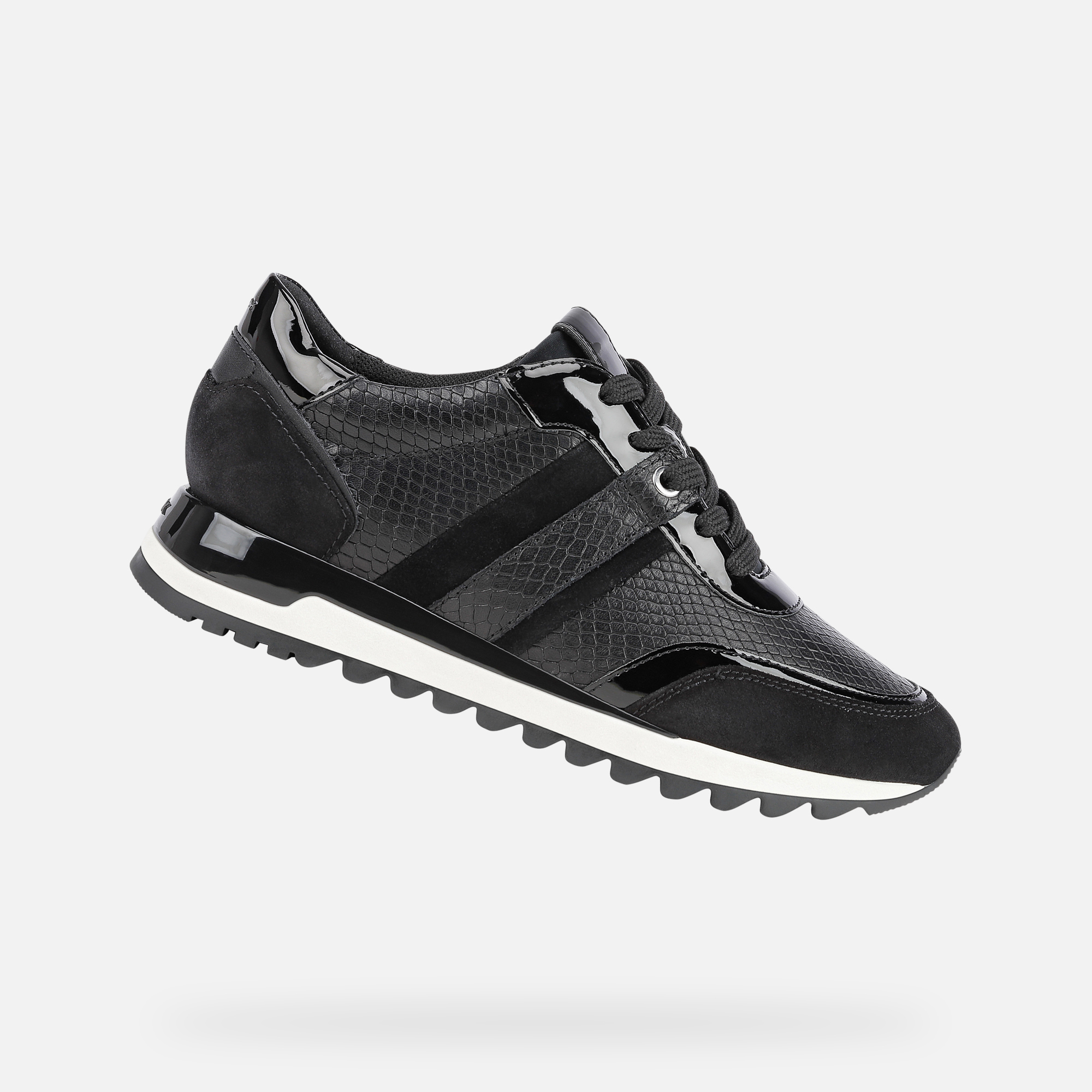 Geox® TABELYA Woman: Black Sneakers  Geox Fall Winter