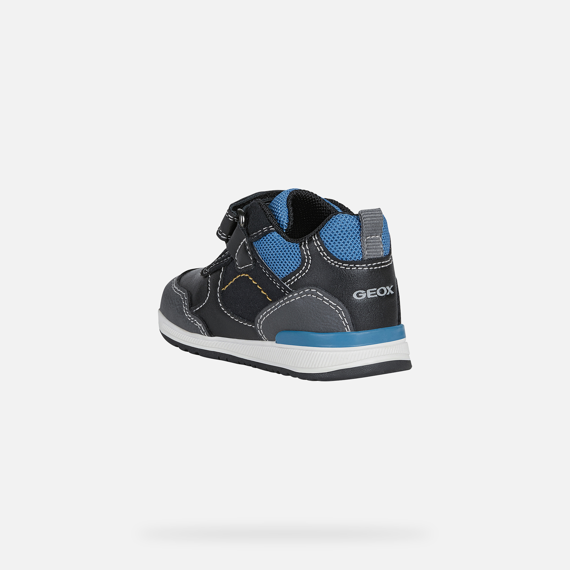 Geox® RISHON Baby boy: Black and Blue First Steps | Geox®