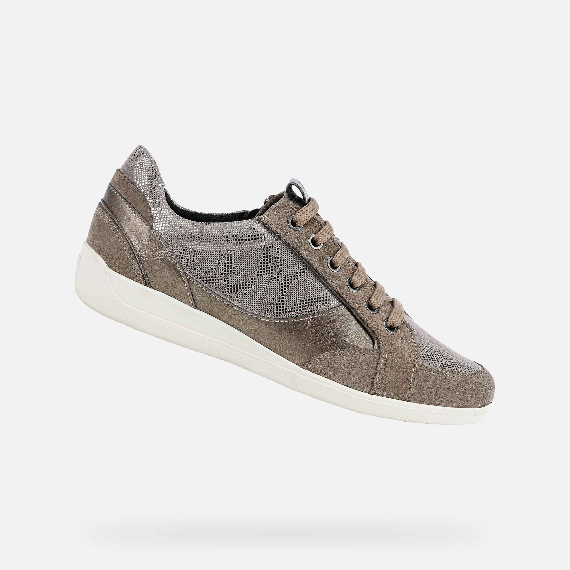 Geox® MYRIA Femme: Sneakers Beige Foncé | Geox ® Store