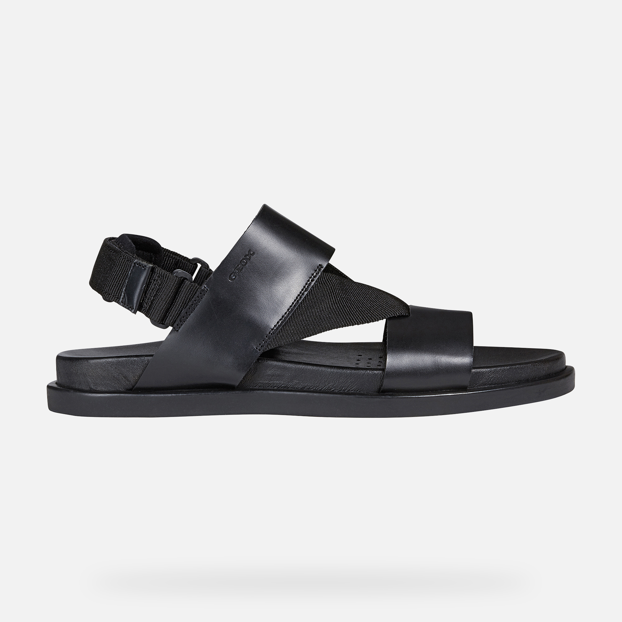  Geox  TAORMINA Man Black Sandals  Geox   Official Store