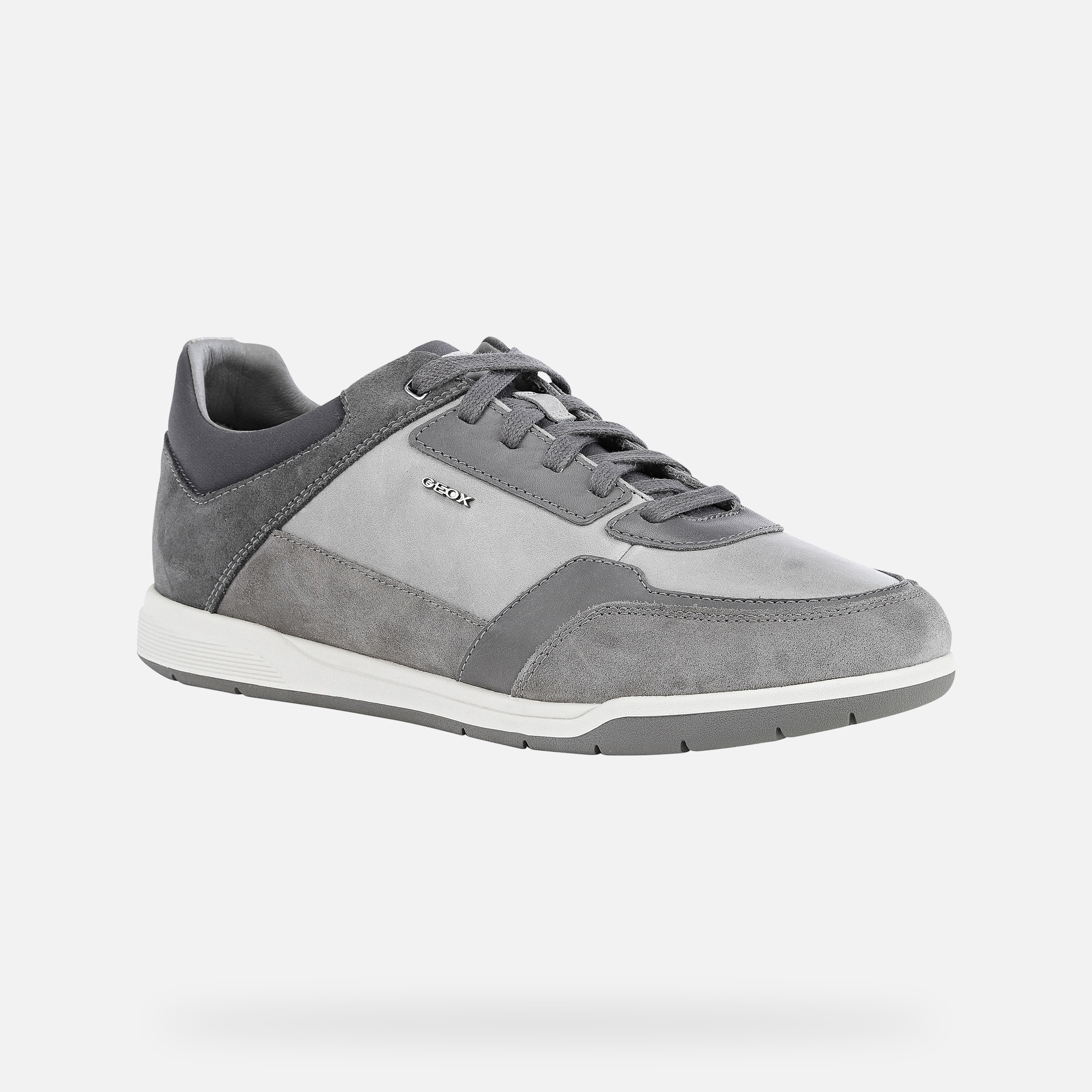 Geox® SPHERICA EC3 Man: Grey Sneakers | Geox® Zero Shock Pad