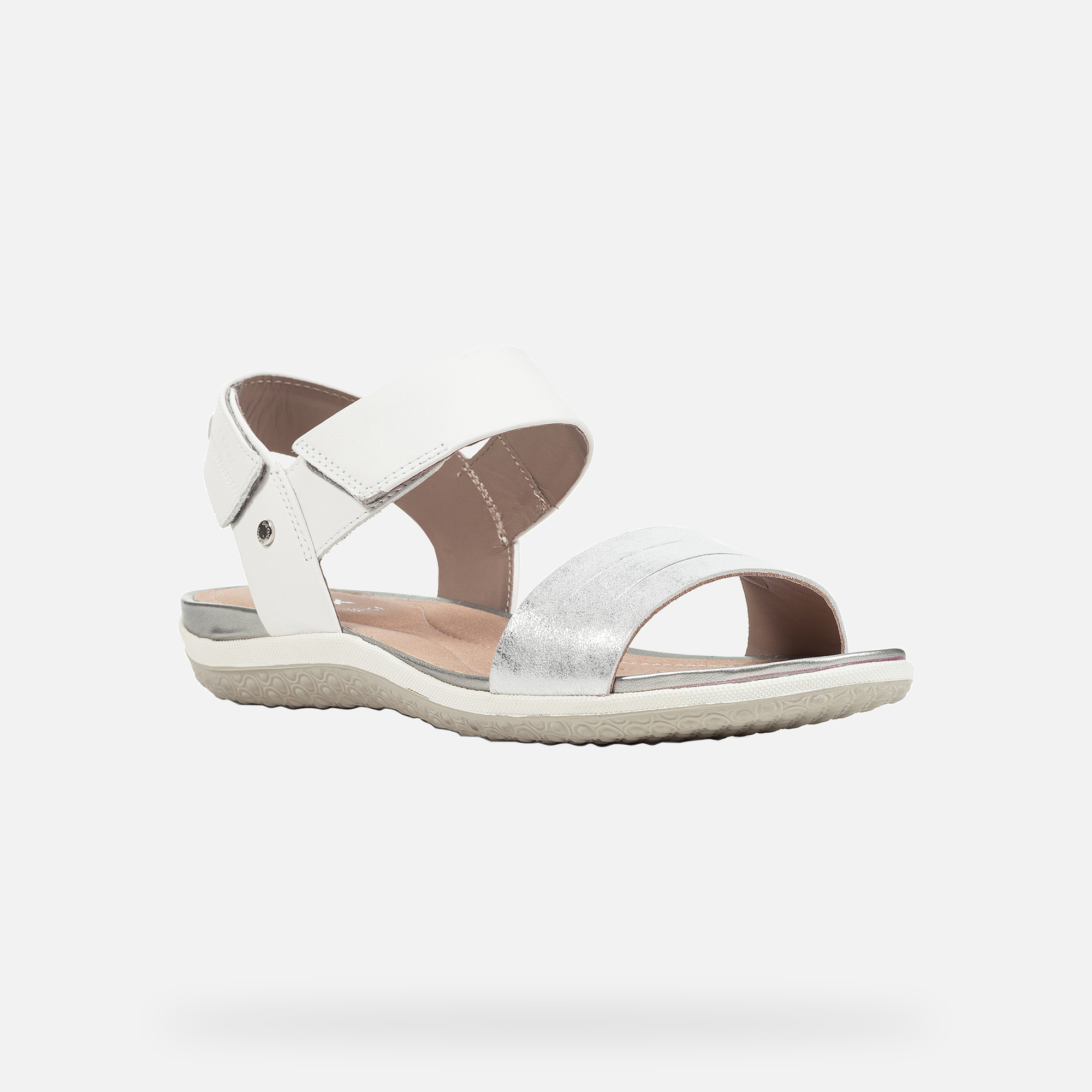 Geox® VEGA Woman White Sandals | Geox® Spring Summer