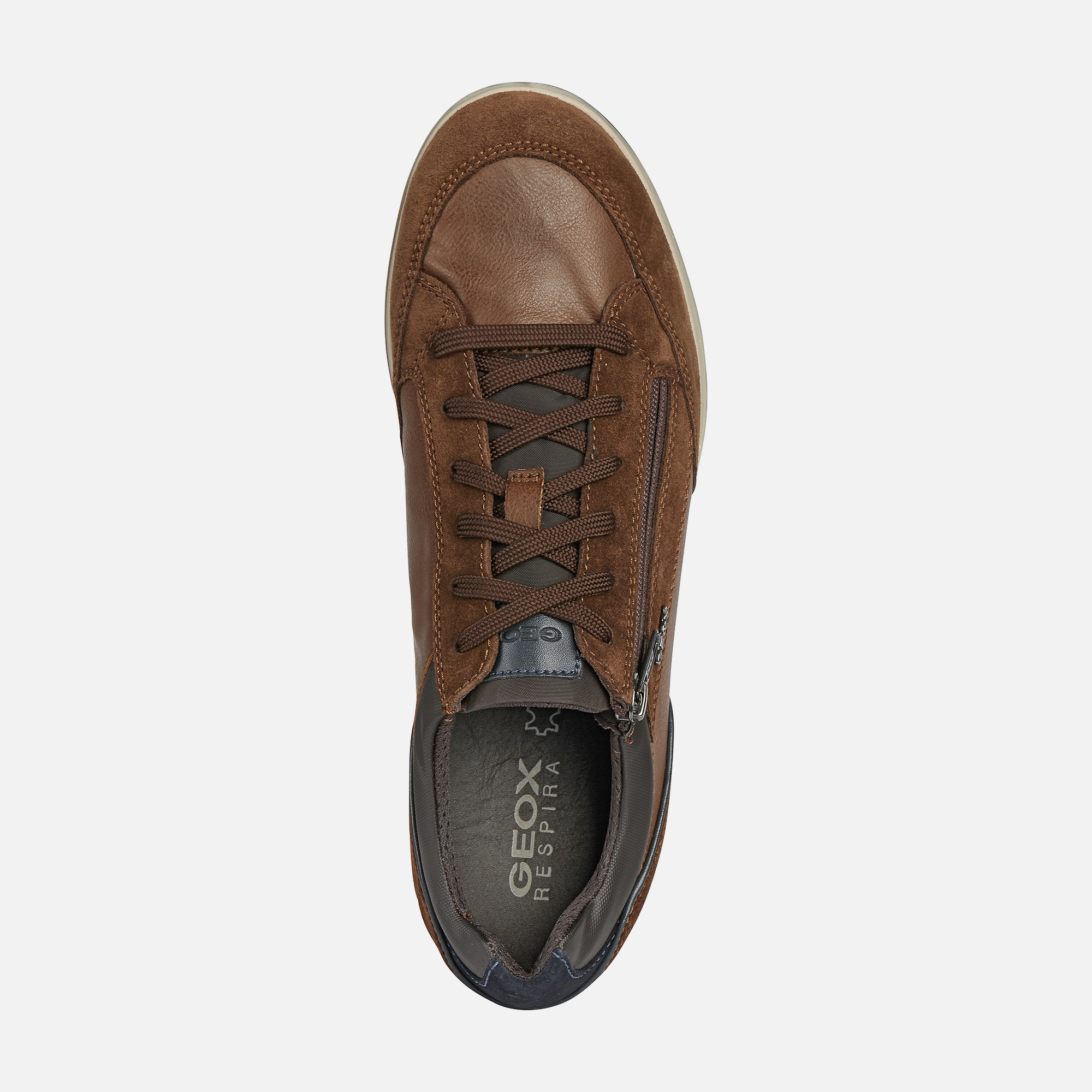 Geox RENAN Man: Dark chestnut Sneakers | Geox Fall Winter