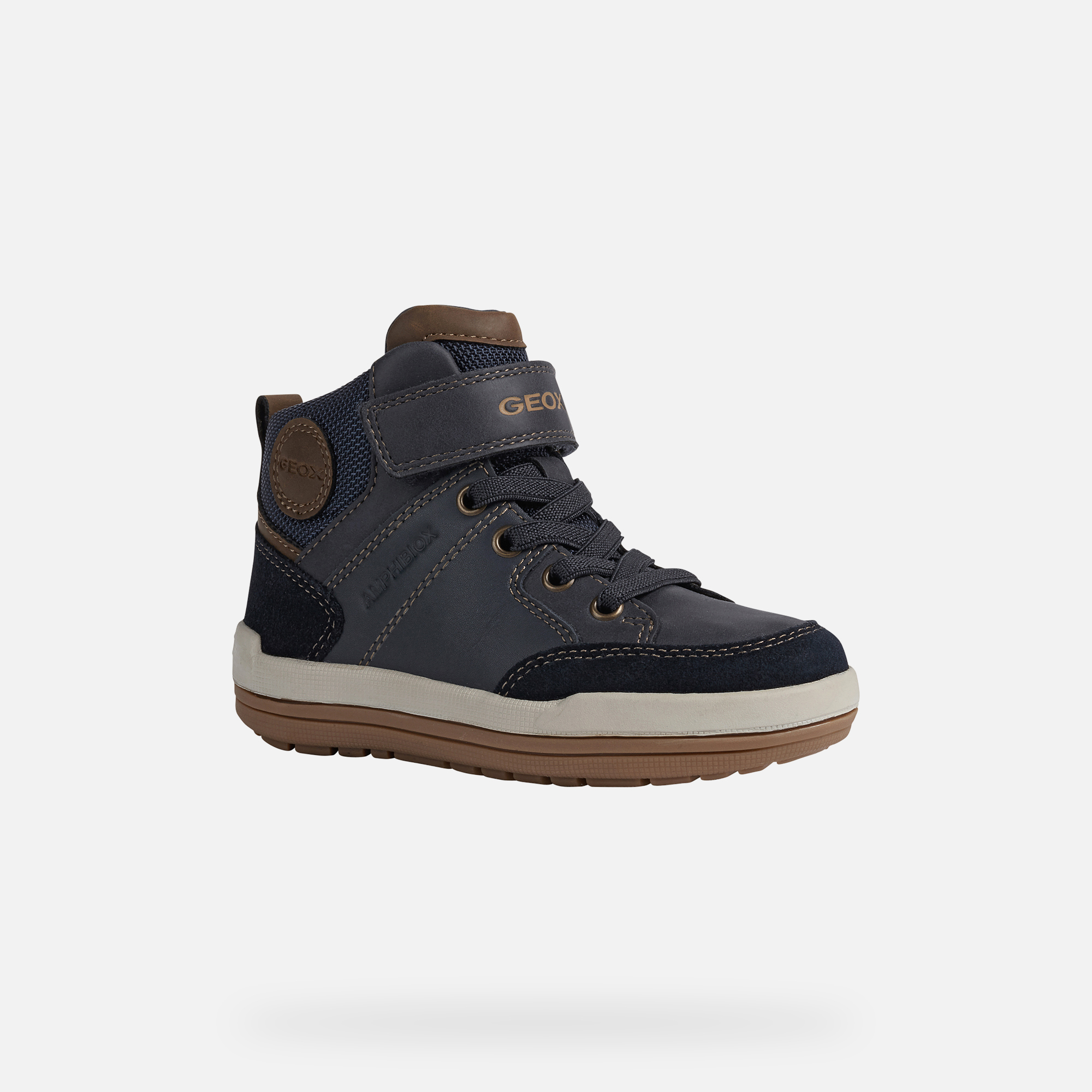 Geox® CHARZ B ABX Junior Boy: Navy blue Sneakers | Geox®
