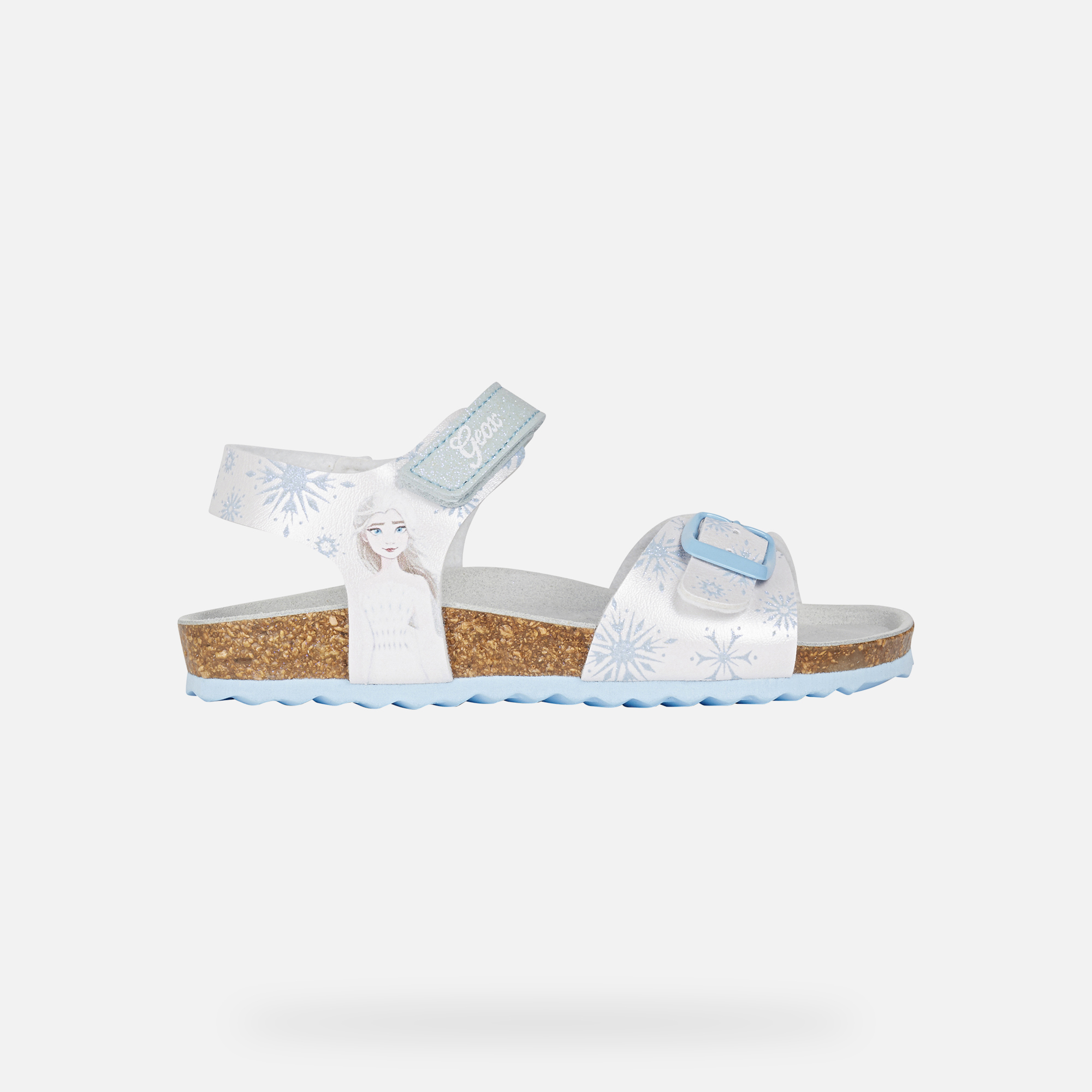 Geox® ADRIEL Junior Girl White Sandals | Geox® Disney - Frozen