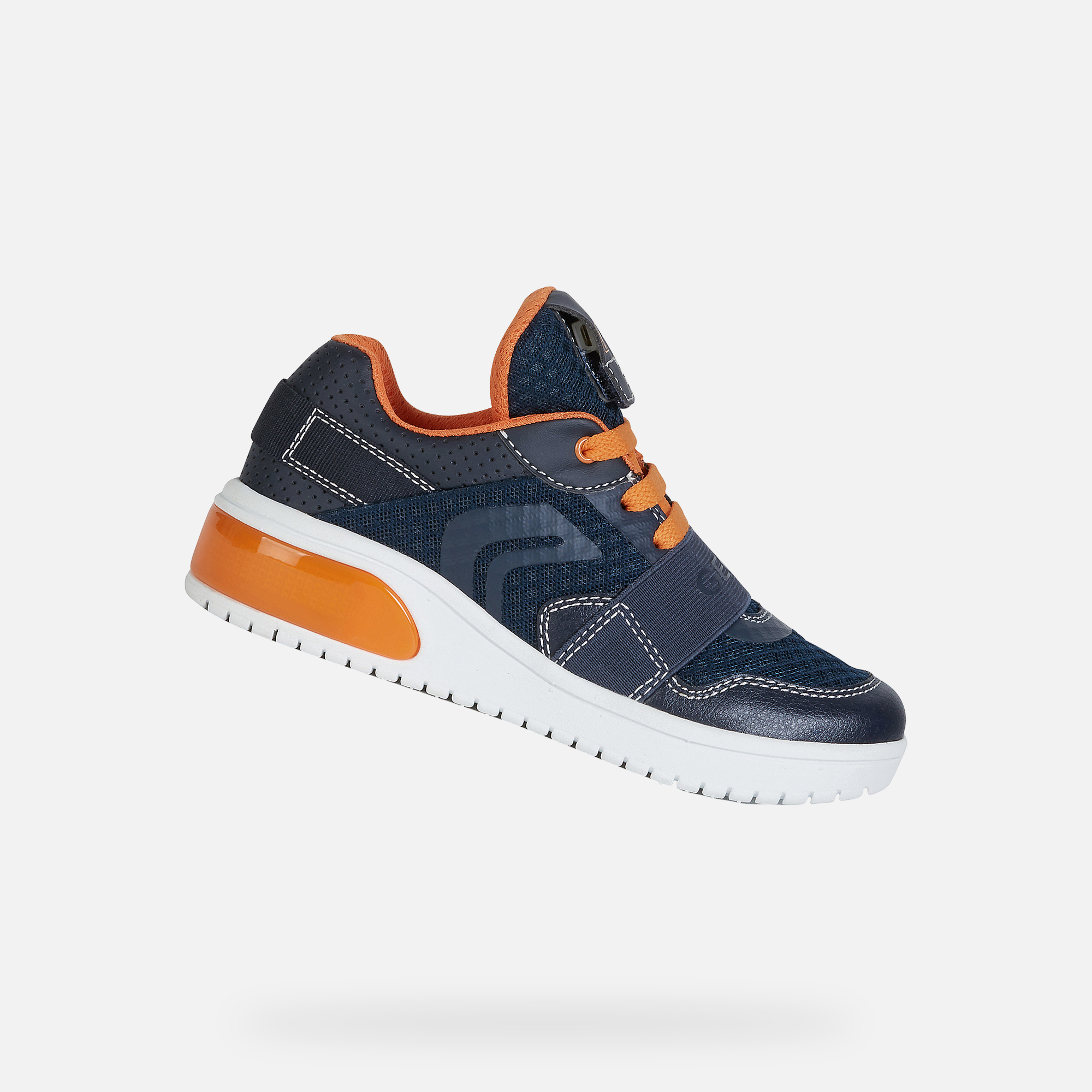 Geox XLED BOY Garçon: Sneakers Bleu marine | Geox® Xled