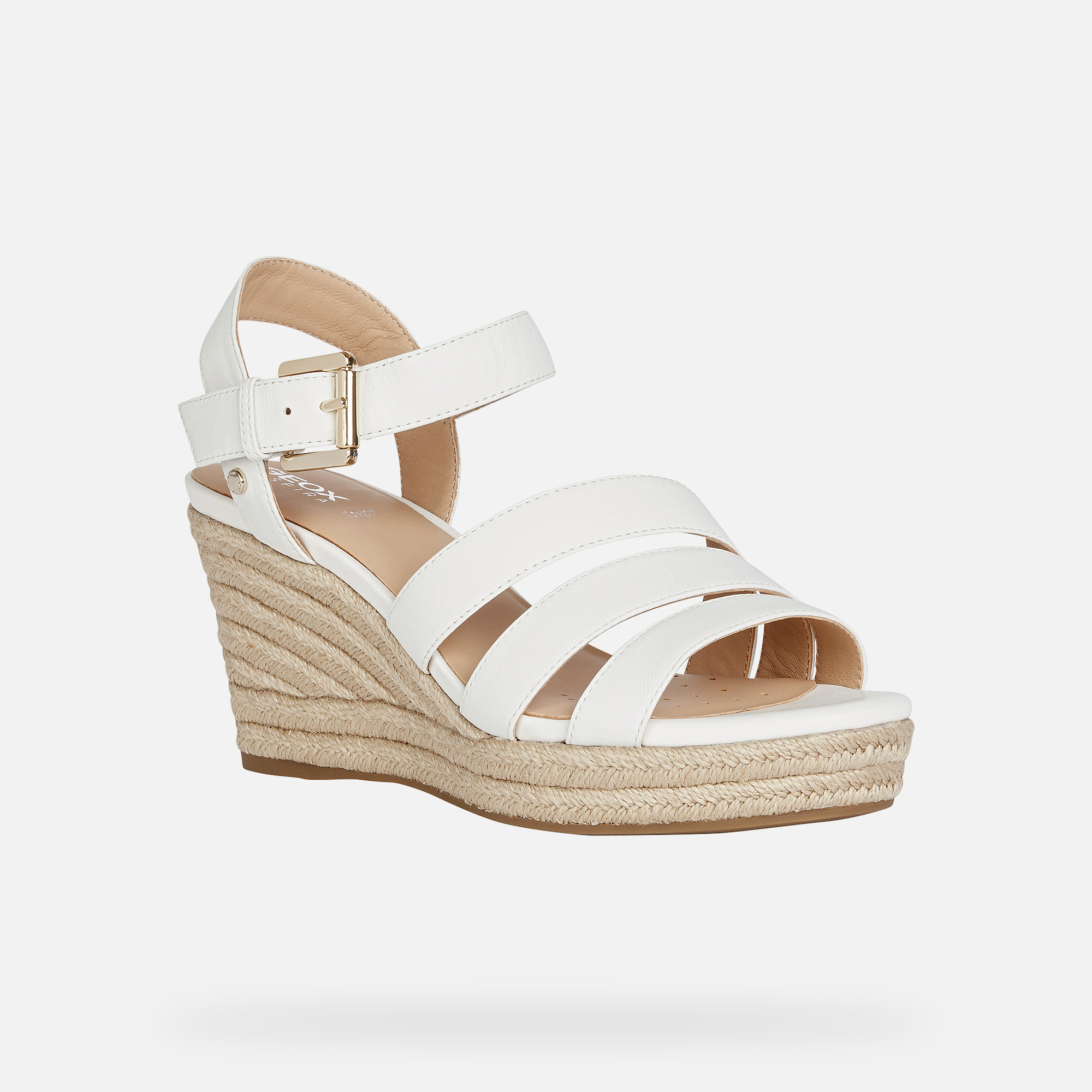 Geox® SOLEIL Woman White Sandals | Geox® Spring Summer